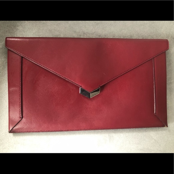 Jimmy Choo red clutch - Picture 2 of 6